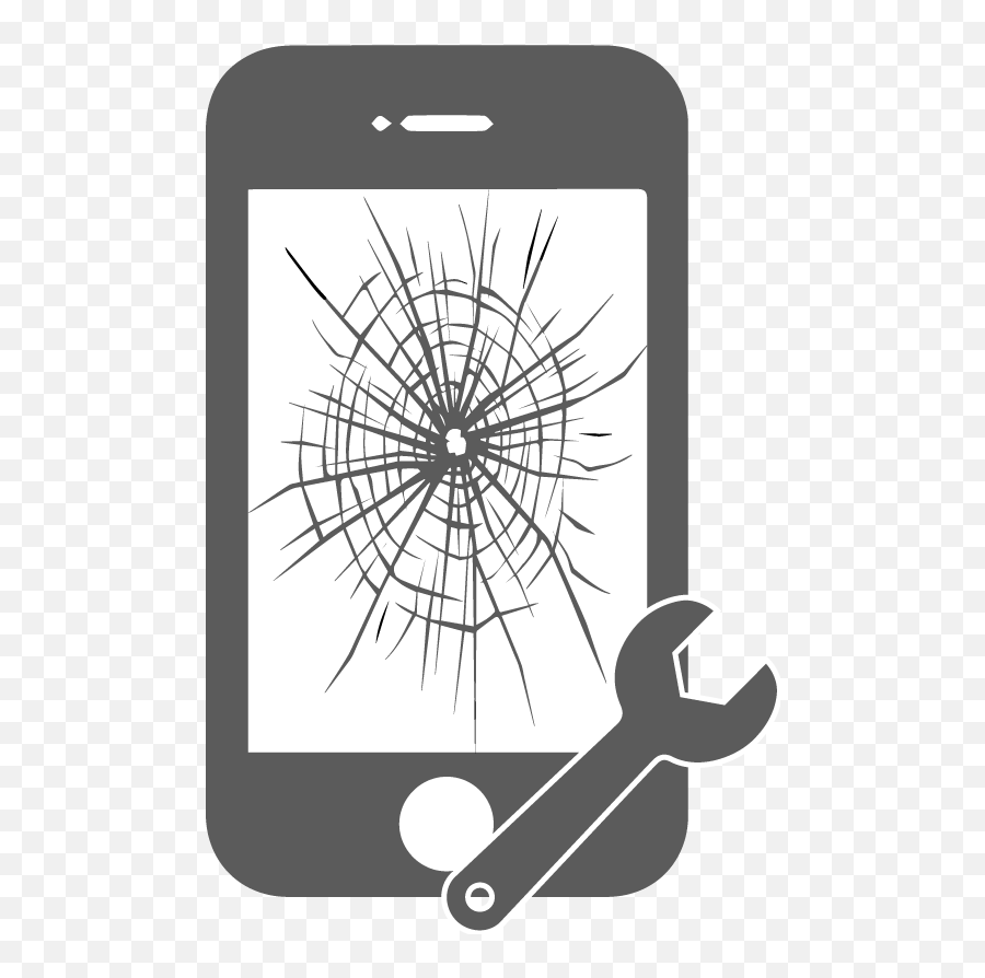 Any Broken Cell Phone Screen Can Be Replaced - Broken Mobile Phone Hd Png,Phone Screen Png