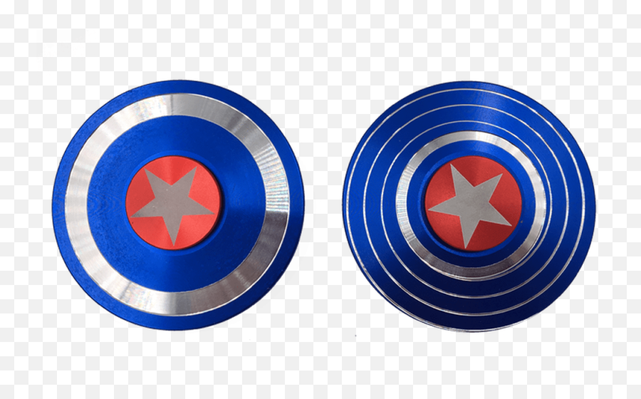 Spinner - Make It Colourful Captain America Shield Fidget Spinner Blue Png,Captain America Comic Png