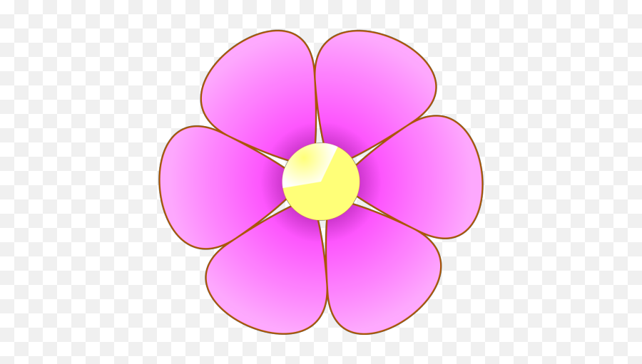 Pink Flower Png Svg Clip Art For Web - Download Clip Art Clip Art,Pink Flower Png