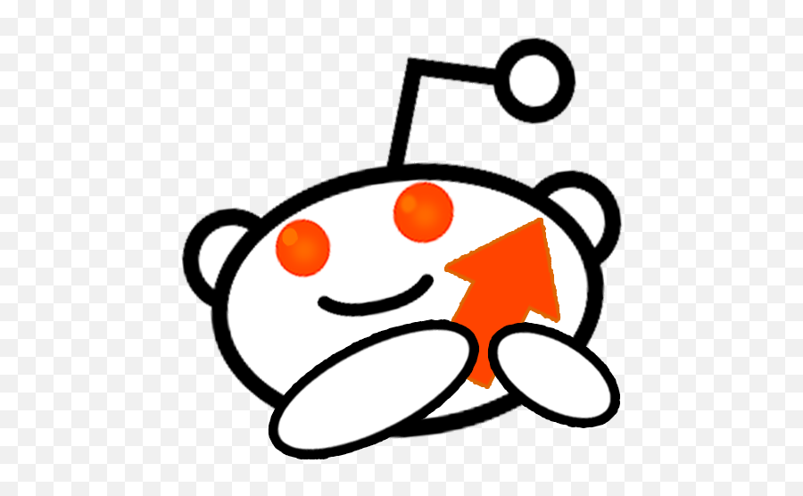 Reddit Upvote Mascot - Reddit Alien Png,Upvote Png