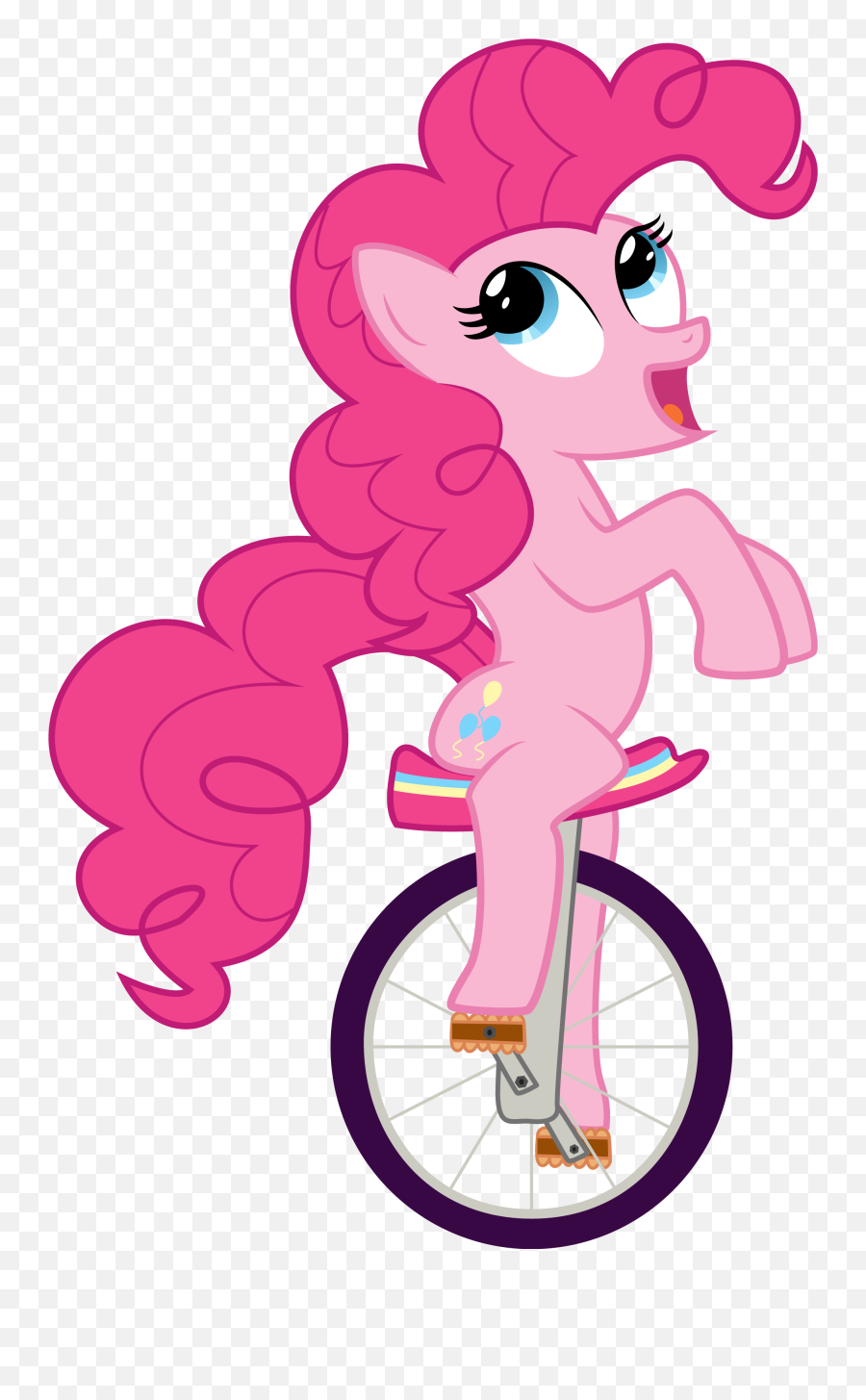 Clipart Info - Bear On A Unicycle Drawing Pink Png,Unicycle Png