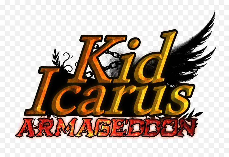 Kid Icarus Logo Font Transparent Png - Kid Icarus Uprising Transparent Logo,Nintendo Logo Font