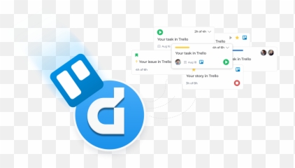 Trello Integration With Duefocus Time Tracking Software - Technology Applications png
