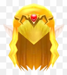 3ds - StreetPass Mii Plaza Princess Zelda Wig The Models png