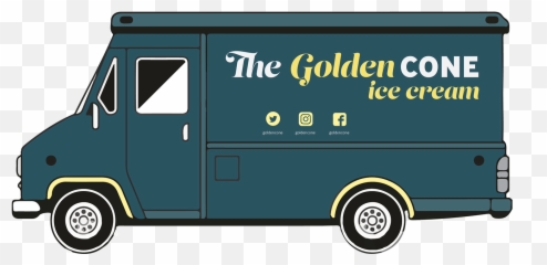 Download Fictitious Ice Cream Truck With Billboard And - Commercial Vehicle Png,Ice Cream Truck Png