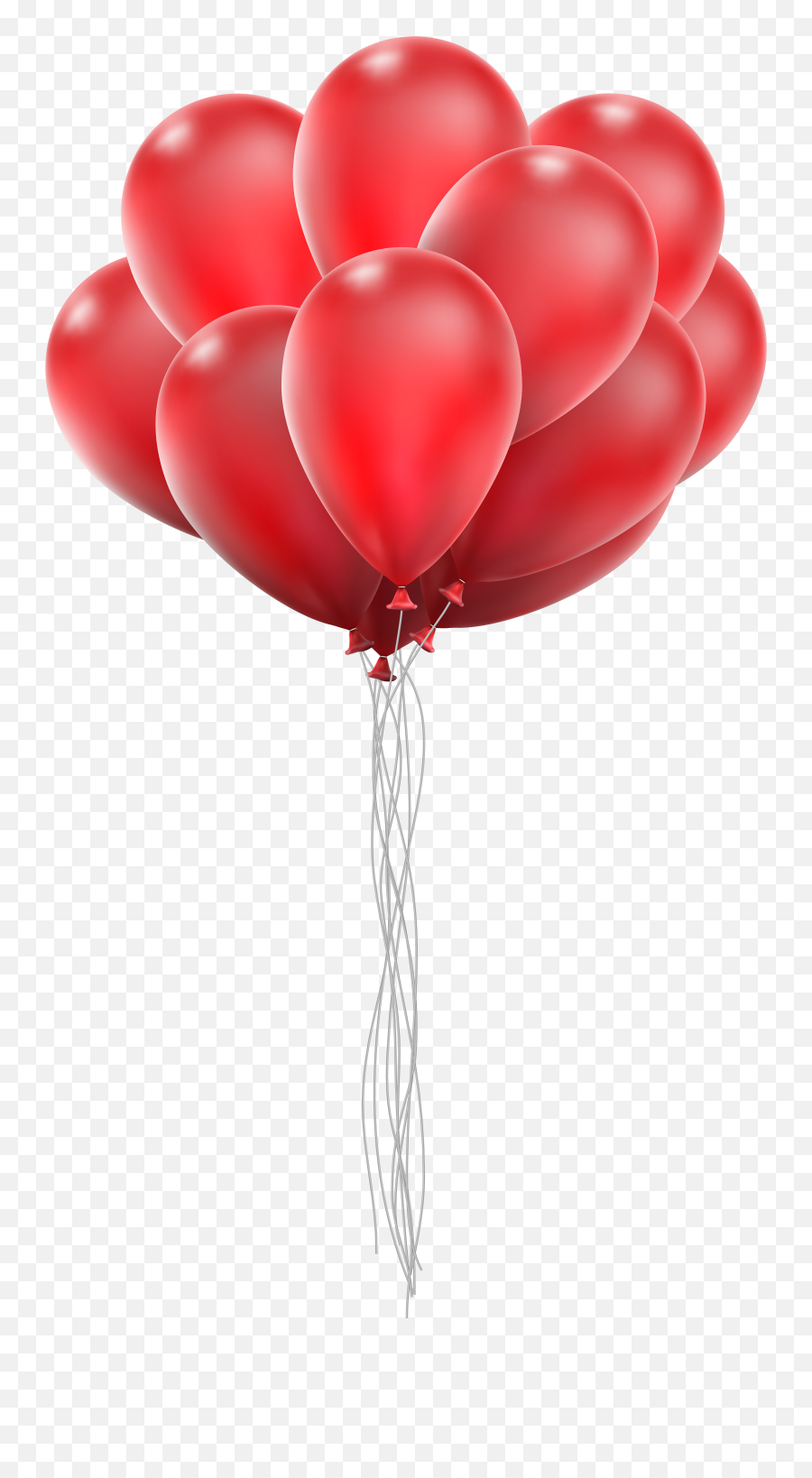 Download Balloon Bunch Png Clip Art Image - Red Balloon Png Red Balloons Bunch Png,Balloon Emoji Png