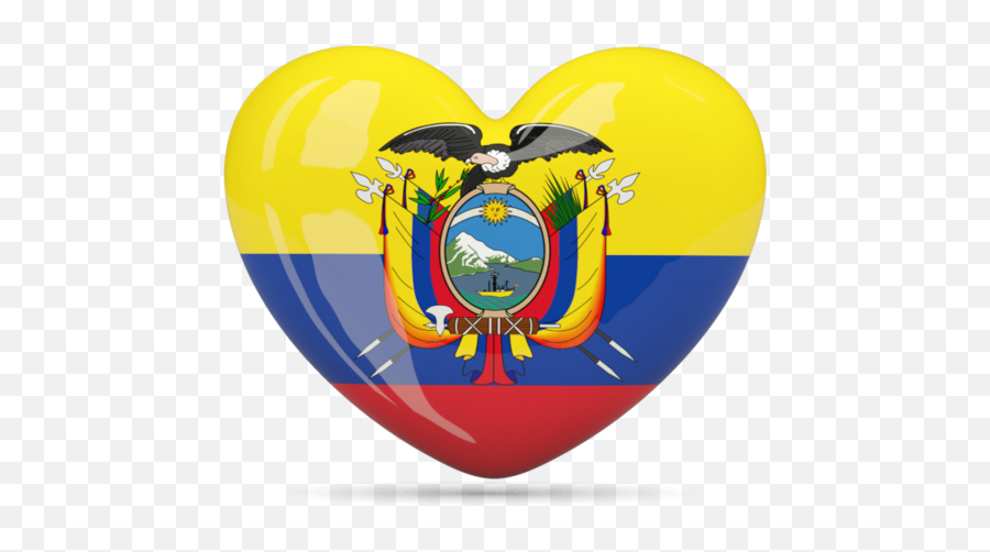 Heart Icon - Ecuador Flag Icon Transparent Png,Ecuador Flag Png
