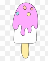 Icecream Cartoon Pink Sprinkles Cute Icecreamtime - Dot png
