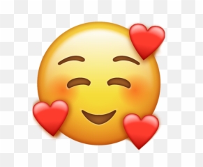 Apple Emoji Love Png Excited