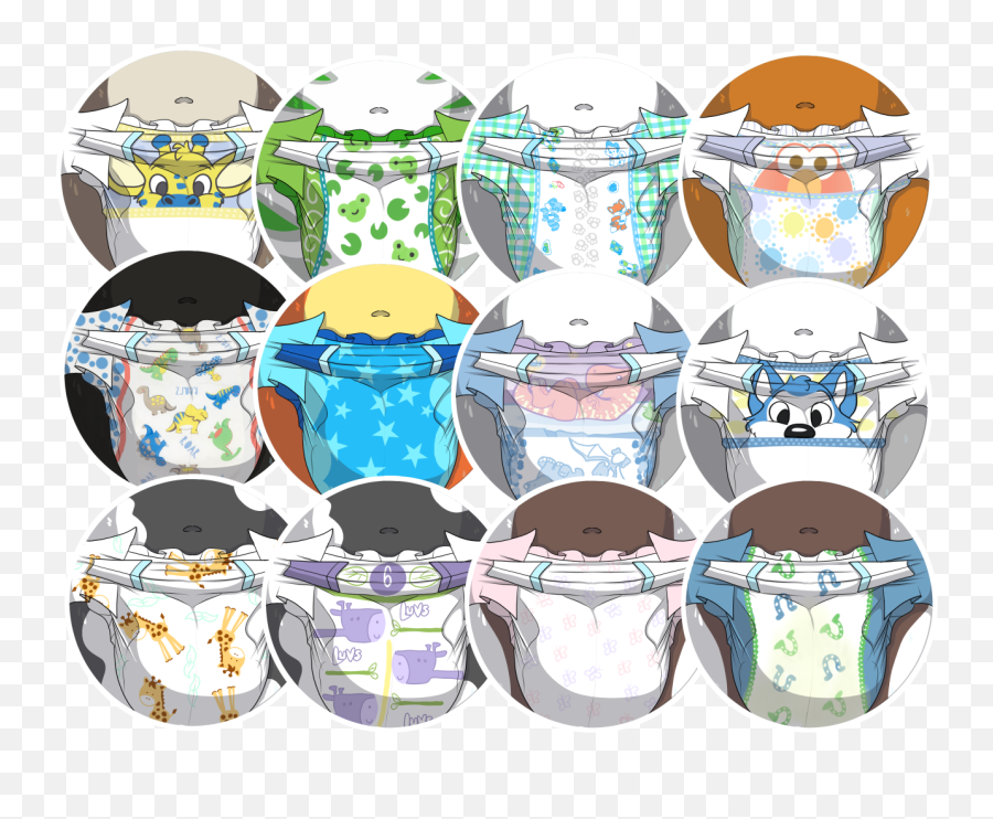 Diaper Icons Batch Png Furaffinity Transparent Icon