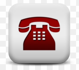 What Does A Red Phone Icon Mean - Telephone Blue White Background png