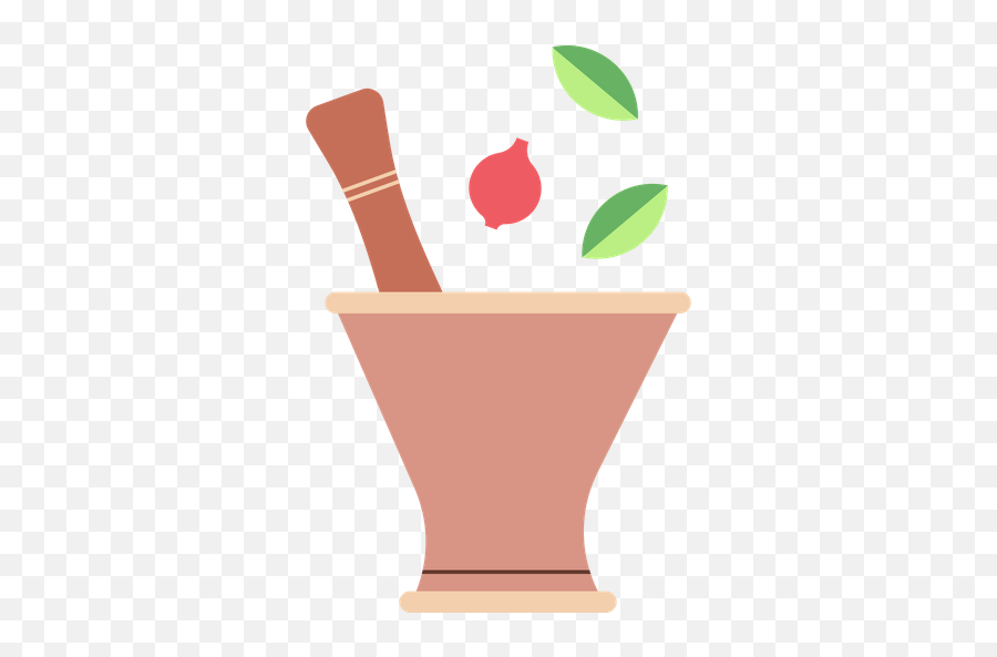 Free Mortar Pestle Icon Of Flat Style - Asain Mortar And Pestle Svg Png,Mortar Icon