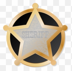 Sheriff Badge Clipart Free Download Transparent Png - Sheriffs Badge Clipart