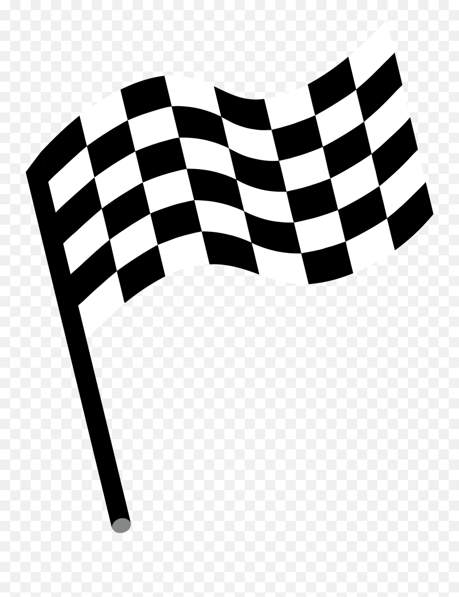 Race Car Flag Clip Art Transparent - Bandeira De Corrida Racing Flag Transparent Png,Race Flag Png