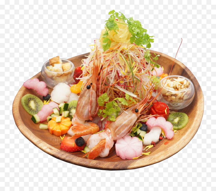 Nigiro Sashimi Salad Yu Sheng Lo Hei U2013 A L I N C O U S - Side Dish Png,Hei Hei Png