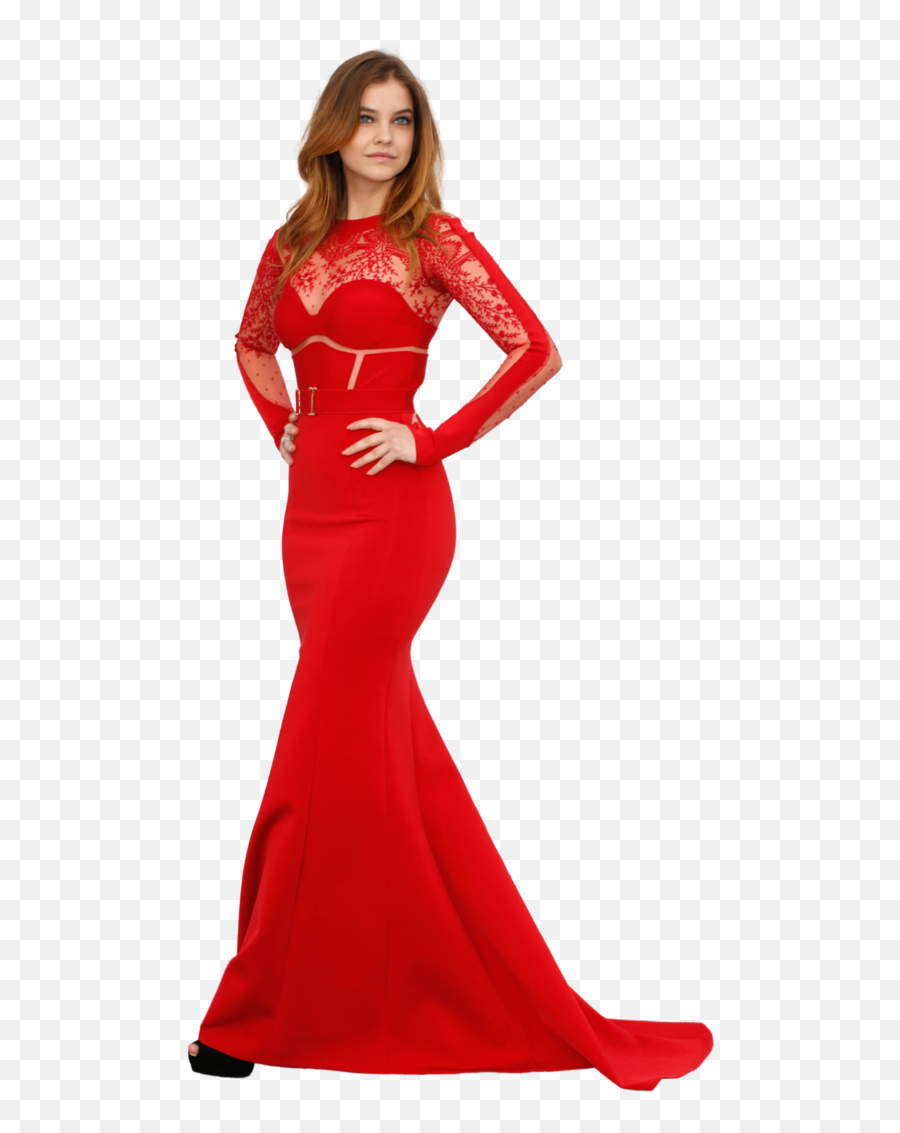 Download Hd Barbara Palvin Today - Red Carpet Model Png,Barbara Palvin Png