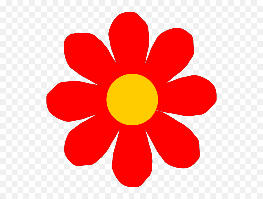 Red Flower Png Svg Clip Art For Web - Download Clip Art Red Colour Flower Clipart,Red Flower Icon