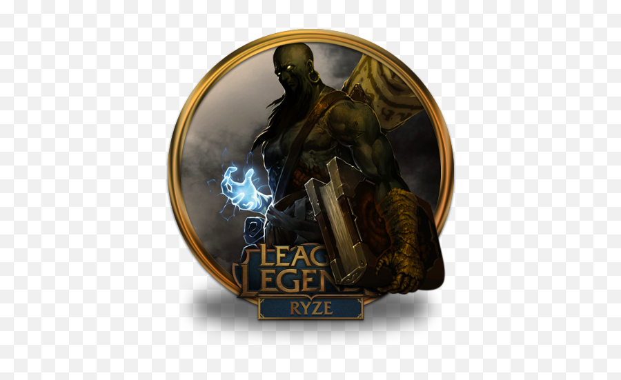 Ryze Zombie Icon League Of Legends Gold Border Iconset - League Of Legends Tryndamere Png,Zilean Icon