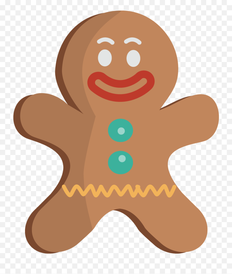 Free Gingerbread Man Clipart The 368227 - Png Cool Gingerbread Man Art,Bread Clipart Png