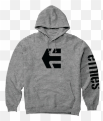 Etnies Icon Hoodie Greyheather - Emerica X Toy Machine Cluster png