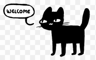 Cute Cat Gatito Tumblr Welcome Png