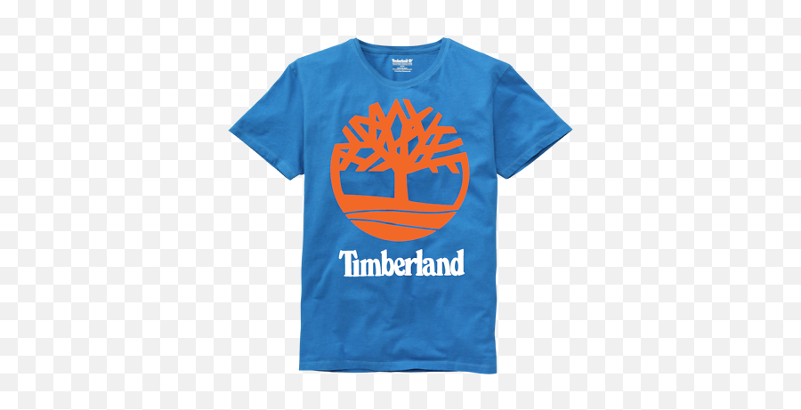 Timberland Logo Short Sleeve Tee Bluewhiteorange Mets Knicks New Ebay - Timberland Logo Png,Knicks Logo Png