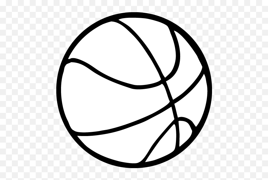 Basketball Black And White Png 6 Image - Basketball Coloring,Basketball Transparent Png