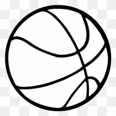 Basketball Black And White Png 6 Image - Coloring