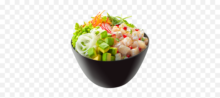 Yellowtail Poke Bowl - Poke Bowl Daurade Sushi Shop Png,Salad Bowl Png