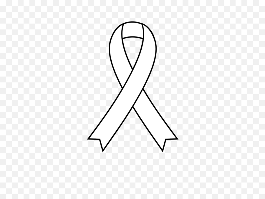 Download Hd Free White Awareness Ribbon - Cancer Ribbon Svg Free Png,Awareness Ribbon Png