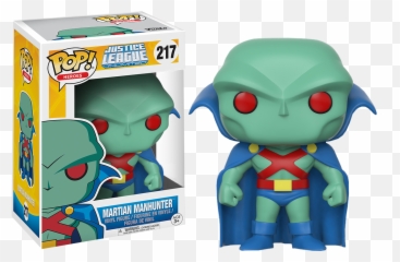 Justice League Martian Manhunter Figure - Funko Pop Martian Manhunter Png,Martian Manhunter Logo