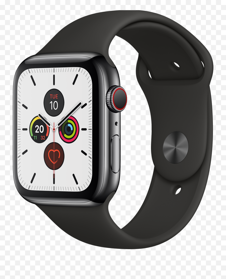 Apple Watch Series 5 Gps Cellular - Apple Watch Series 5 Space Gray Png,Apple Watch Png