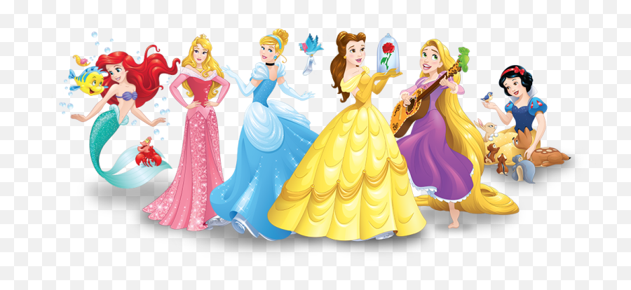 Transparent Background Disney Princess Clipart Png - Transparent Background Disney Princess Png,Disney Princesses Png