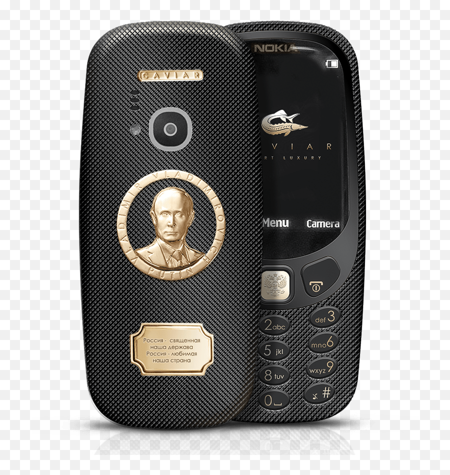 Pre - Orders Open For Nokia 3310 With Golden Putin On The Caviar Putin Phone Png,Putin Face Png