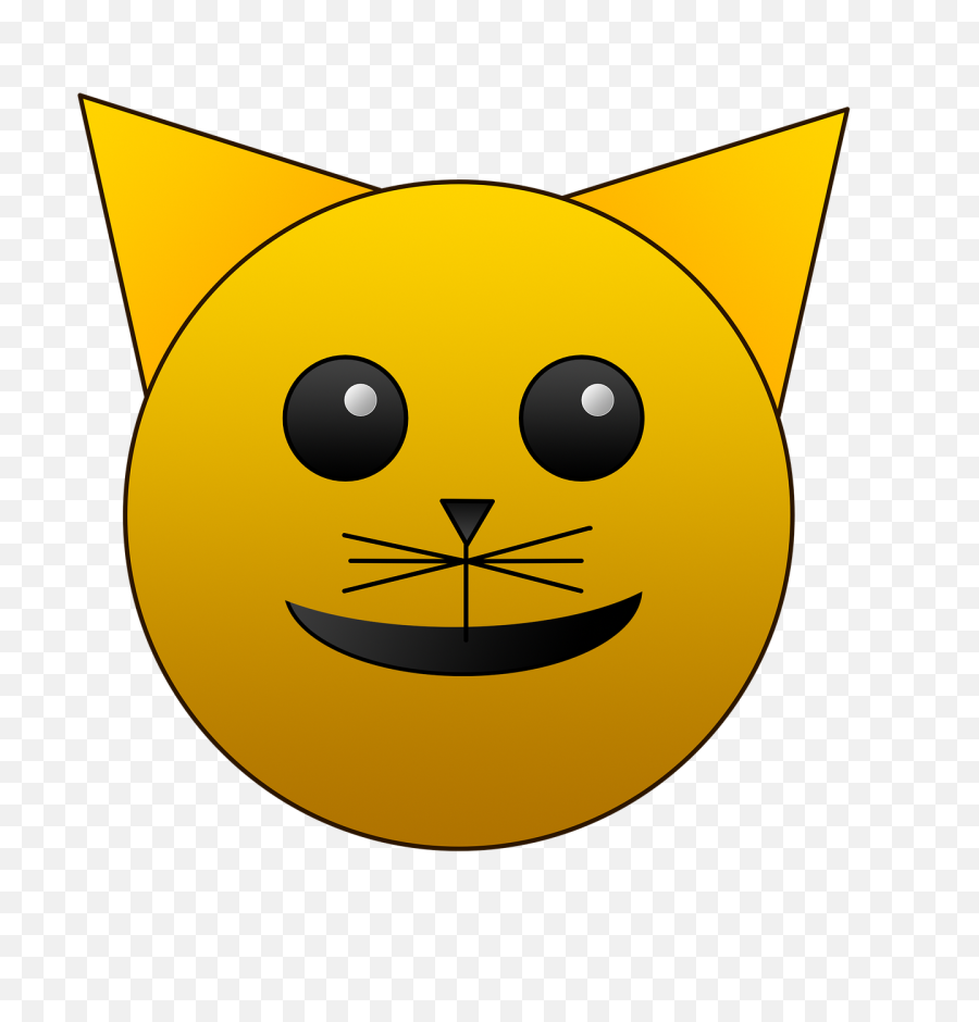 Cat Emoji Happy - Free Image On Pixabay Smiley Happy Cute Emoji Faces Png,Funny Cat Png