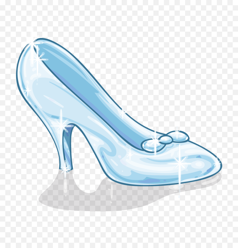 Disney Cinderella Shoe Clipart - Cartoon Glass Slipper Png,Cinderella ...