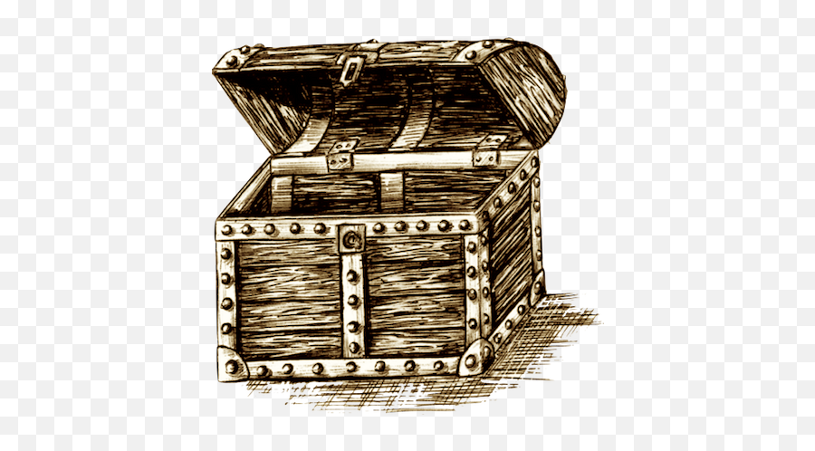 Royal Treasure Chest U2014 Vintage Subscription Box - Vintage Treasure Chest Illustration Png,Treasure Chest Transparent