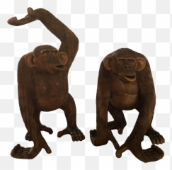 Collection Of Free Chimpanzee Drawing Download - Statue Monkey Png,Chimp Png
