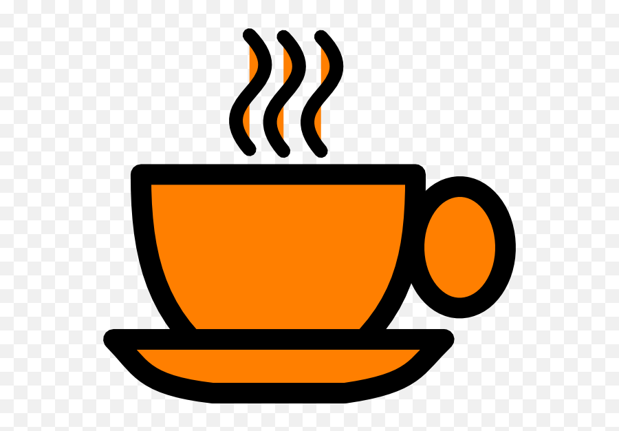 Orange Coffee Mug Clip Art - Coffee Cup Clip Art Png,Coffe Mug Png