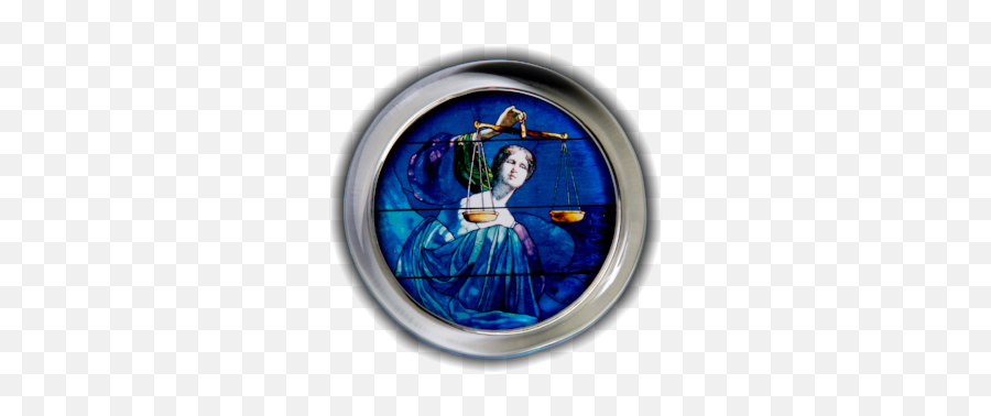 Justice Stained Glass Window Paperweight U2014 Pennsylvania Capitol Preservation Committee Gifts U0026 Collectibles - Stained Glass Png,Stained Glass Png