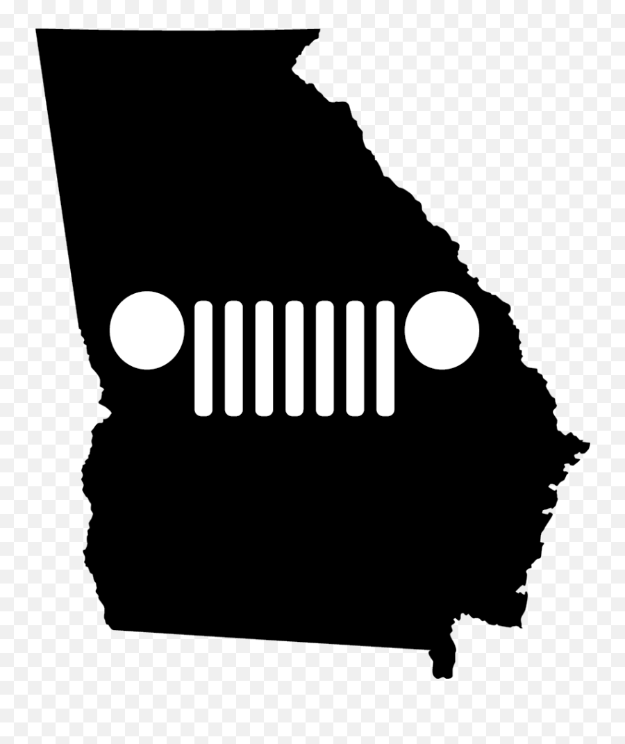 Clip Art - Relief Map Of Georgia Png,Jeep Logo Clipart
