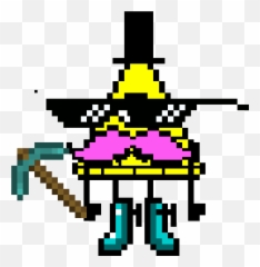 Pixel Art Bill Cipher Transparent - Cypher png