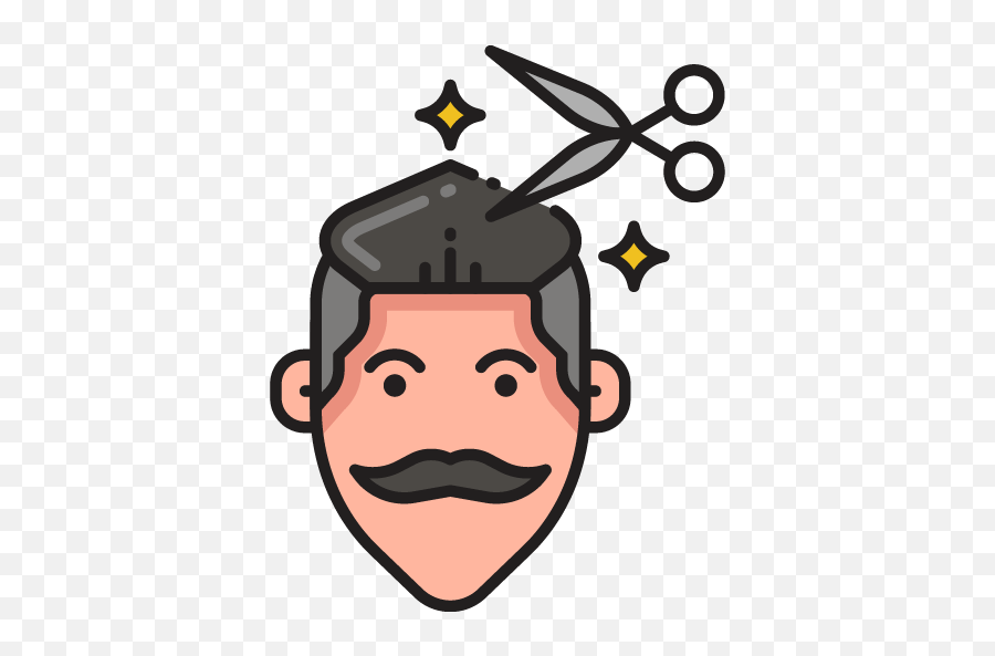 Index Of Assetsimgsaksiconspng512 - Man Hair Cut Icon Png,Real Mustache Png  - free transparent png images 
