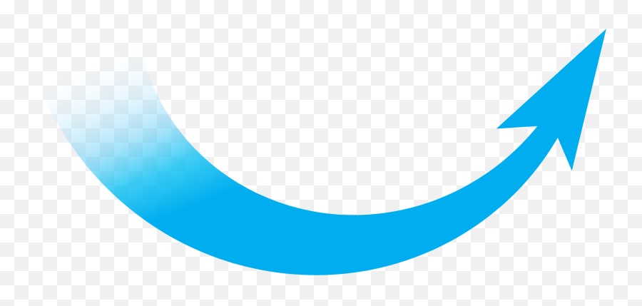 Blue Curved Arrow Png Download - Curved Arrow Png Blue Curved Faded Arrow Png,Curved Arrow Png
