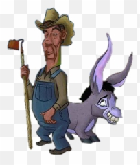 Hillbilly Sticker Transparent Png Image - Redneck Boy On The Farm Clipart,Hillbilly Png