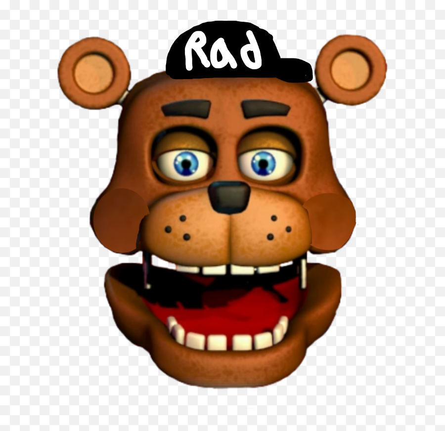 Fnaf Cool Guy Head - Freddy Fazbearu0027s Pizzeria Simulator Fnaf 6 Rockstar Assemble Png,Freddy Fazbear Png