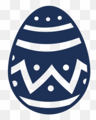 Egg Easter Painted Zigzag Stripe - Easter Hand Drawn png