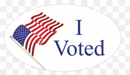 Voter Apathy Is Not A Given - Transparent I Voted Sticker Png,Vote Transparent Background