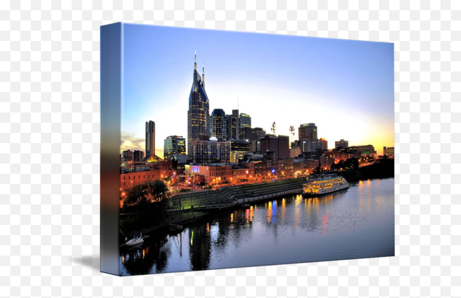 Nashville Skyline Cityscape Art - Nashville Png,Nashville Skyline Silhouette Png