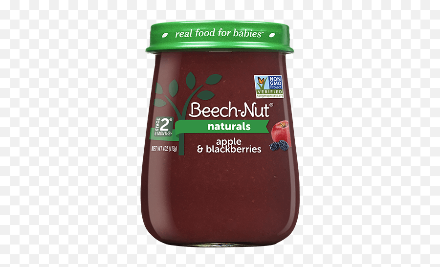 Beech - Nut Naturals Apple U0026 Blackberries Stage 2 Baby Food Beech Nut Spinach Zucchini Peas Png,Blackberries Png